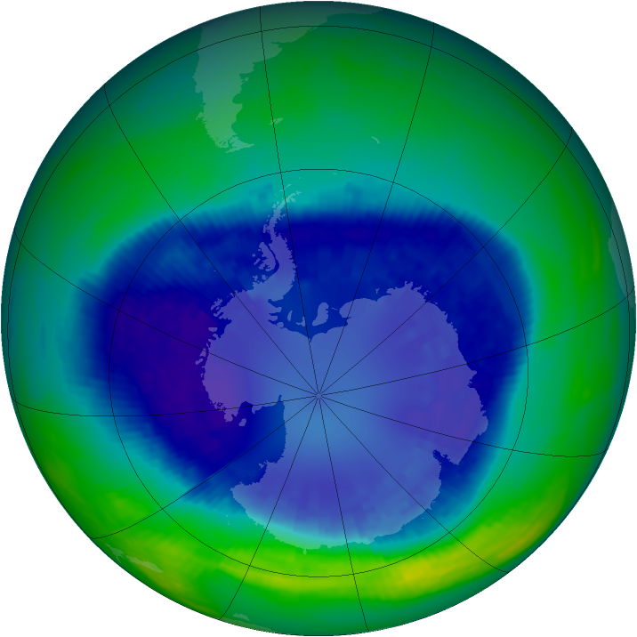 Ozone Map 2003-09-01